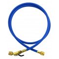 Yellow Jacket 29350 Plus II&amp;trade; Hose with 1/4&amp;quot; compact ball valve fittings, 50&#039;, blue-