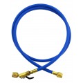 Yellow Jacket 29399 Plus II&amp;trade; Hose with 1/4&amp;quot; compact ball valve fittings, 100&#039;, blue-