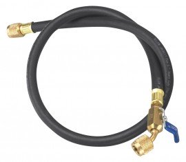 Yellow Jacket 29975 Plus II&amp;trade; Heavy-Duty Hose with 1/4&amp;quot; ball valve fittings, 75'-