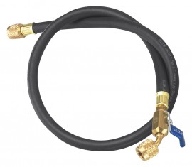 Yellow Jacket 29975 Plus II&amp;trade; Heavy-Duty Hose with 1/4&amp;quot; ball valve fittings, 75&#039;-
