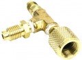 Yellow Jacket 36019 3/8&amp;quot; pump adapter with 1/4&amp;quot; flare and 1/2&amp;quot; Acme male fittings-