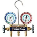 Yellow Jacket 41342 2-Valve Series 41 Test/Charging Automotive Manifold, R134a Refrigerant, Gauges-