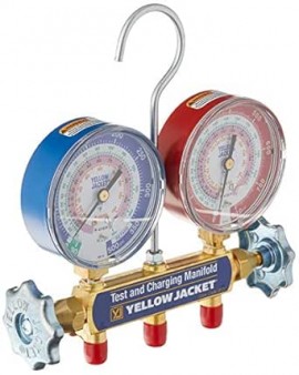 Yellow Jacket 42001 Series 41 Manifold, PSI, R22/404A/410A-