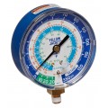 Yellow Jacket 49002 Manifold Gauge, 2 1/2&amp;quot;, blue compound, 30&amp;quot;-0-120** psi, R-12/22/502 (&amp;deg;F)-
