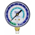 Yellow Jacket 49032 Manifold Gauge, 2-1/2&amp;quot;, blue compound, bar &amp; psi, R-22/134a/407C, &amp;deg;C-