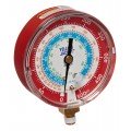 Yellow Jacket 49063 Manifold Gauge, 2-1/2&amp;quot;, red pressure, bar &amp; psi, R-134a/404A/407C, &amp;deg;C-