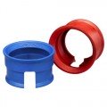 Yellow Jacket 49089 Set of blue and red solar gauge protective boots for 49041 and 49042-