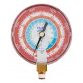Yellow Jacket 49117 A2L Manifold Gauge, red , 3-1/8&amp;quot; (80 mm), R-32/454B/410A PSI, &amp;deg;F, A2L COMPATIBLE-