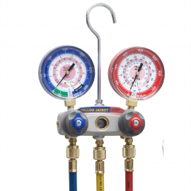 Yellow Jacket 49281 Titan 2-Valve Aluminum Charging Manifold-