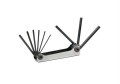 Yellow Jacket 60700 Folding Hex Key Set, 8 pieces-