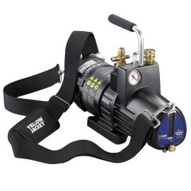 Yellow Jacket 93790 SuperEvac Plus II Vacuum Pump with Brushless DC (BLDC) Motor, 11 CFM-