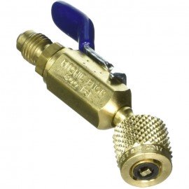 Yellow Jacket 93842 Ball Valve Adapter, 3 Pack, 45&amp;deg;, 1/4&amp;quot;-