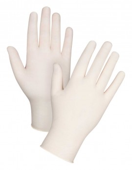 Zenith SAP344 Disposable Powder-Free Latex Gloves, Small, 100-Pack-