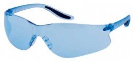 Zenith SAS364 Z500 Series Safety Glasses, Blue Lens-