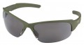 Zenith SDN697 Z2000 Series Safety Glasses, Green Frame, Smoke Lens-