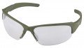 Zenith SDN700 Z2000 Series Safety Glasses, Green Frame, Clear Anti-Fog Lens-