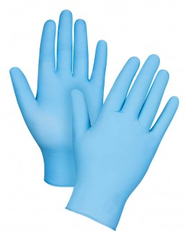 Zenith SEA917 Disposable Powdered Nitrile Gloves, XX-Large, 100-Pack-