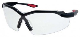 Zenith SEC953 Z1300 Series Safety Glasses, Black Frame, Clear Lens-