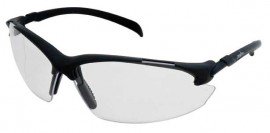 Zenith SEC954 Z1400 Series Safety Glasses, Black Frame, Clear Lens-