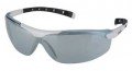 Zenith SEI527 Z1500 Series Safety Glasses, White Frame, Indoor/Outdoor Mirror Lens-