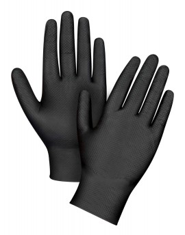 Zenith SEK265 Disposable Nitrile Gloves with Diamond Pattern, XX-Large, 50-Pack-