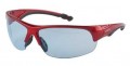 Zenith SEK288 Z1900 Series Safety Glasses, Red Frame, Blue Lens-