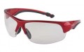 Zenith SEK290 Z1900 Series Safety Glasses, Red Frame, Clear Anti-Fog Lens-