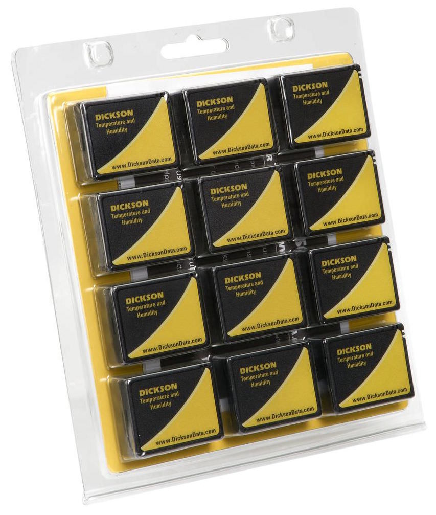 US Dickson SK550 Compact Temperature Data Loggers 12Pack