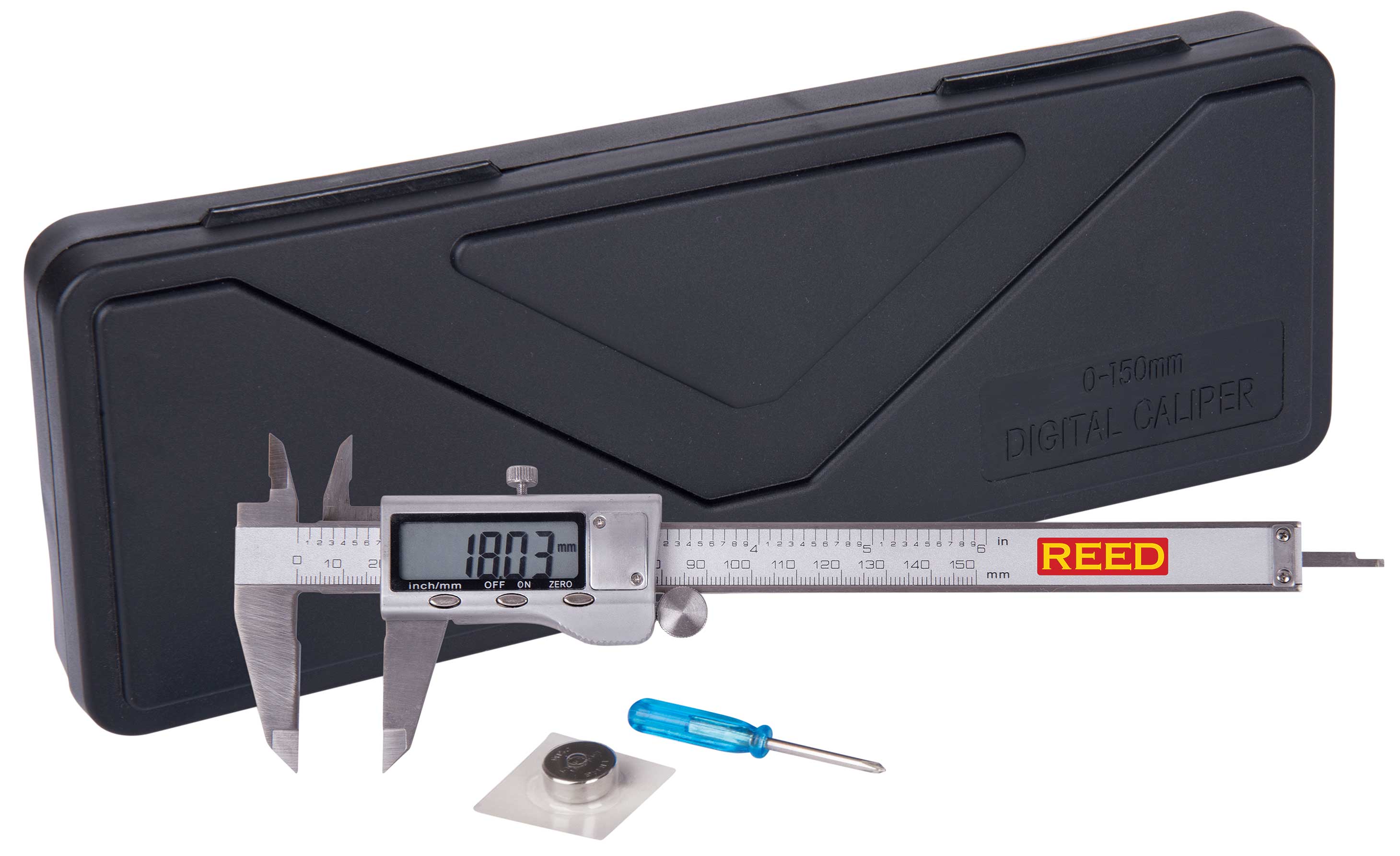 REED R7400 Digital Caliper, 6" (150mm)