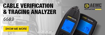 AEMC 6683 Cable Verification AEMC 6683 Cable Verification and Tracing Analyzer