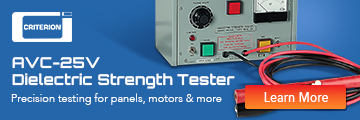 Criterion AVC 25V Dielectric Strength Testers