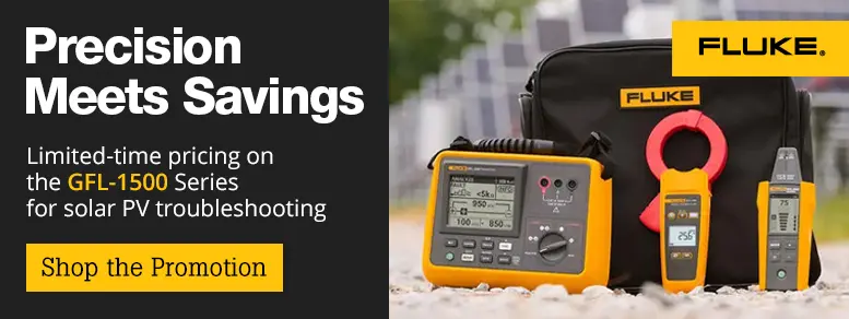 Image of FLUKE GFL 1500 promotion