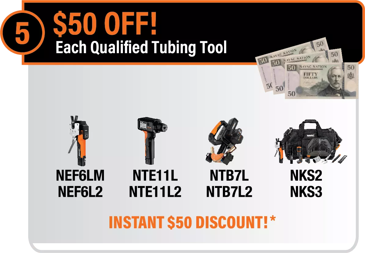 Image of NAVAC promotional offer
