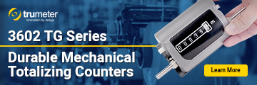 Trumeter 3602 TG Series Durable Mechanical Totalizing Counters
