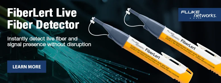 Image of Fluke Networks FiberLert Live Fiber Detector