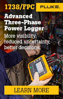 Fluke 1738/FPC Advanced Three-Phase Power Logger