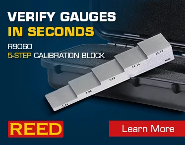 Image of the REED R9060 5-Step Calibration Block